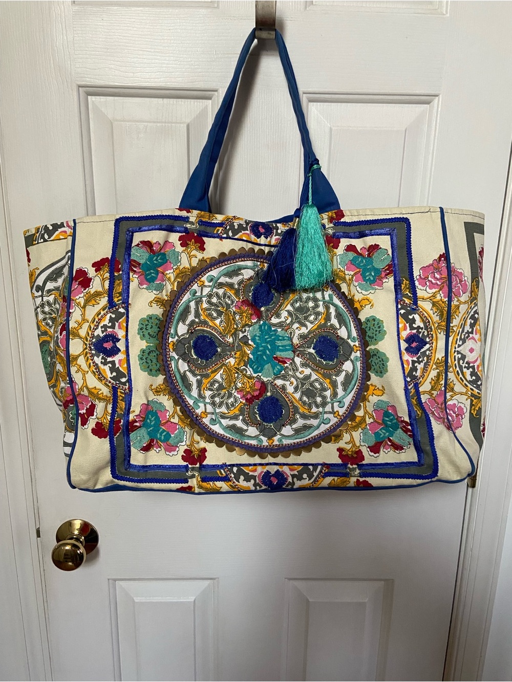Debbie Katz South Beach XL Boho Tote Bag